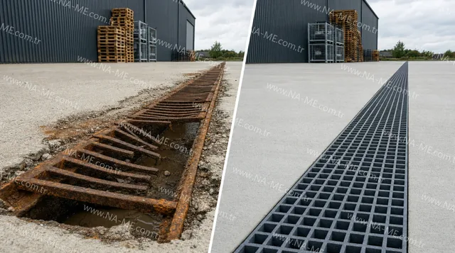 Renewing drainage channels
